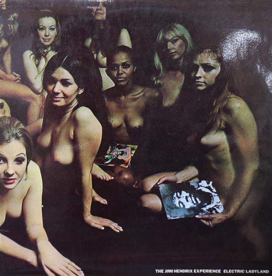 Jimi Hendrix Electric Ladyland, Blue Text 1st press